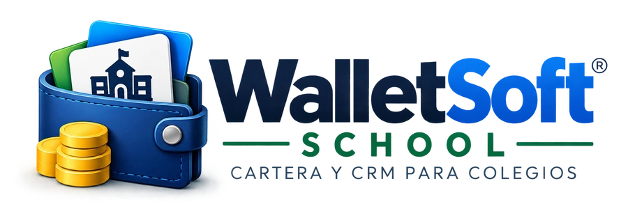 WalletSoft School — Cartera y CRM para colegios